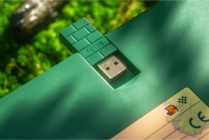 8BitDo Retro 87 Mechanical Keyboard, Forest Wonder, grün, Core Green Tactile, USB/Bluetooth, US