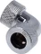 Alphacool Eiszapfen 90° 13mm L-Verbinder für Rohre G1/4", verchromt Vorschaubild