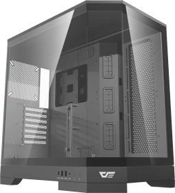 DarkFlash DQX90 Black, Glasfenster