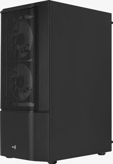 AeroCool Quantum Mesh [V3], schwarz, Lüfter LED RGB, Glasfenster