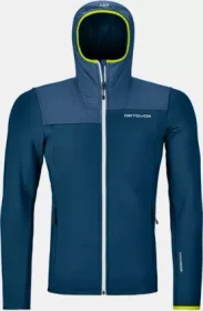 Ortovox Fleece Plus Hoody Funktionsjacke petrol blue (Herren)