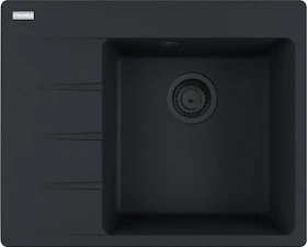 Franke Centro CNG 611-62 Einbau Becken rechts mit Ablauffernbedienung black matt
