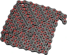 KMC DLC10 10-fach 116 Glieder Kette schwarz/rot