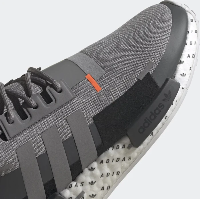 adidas NMD_R1 grey three/team solar orange (Herren)