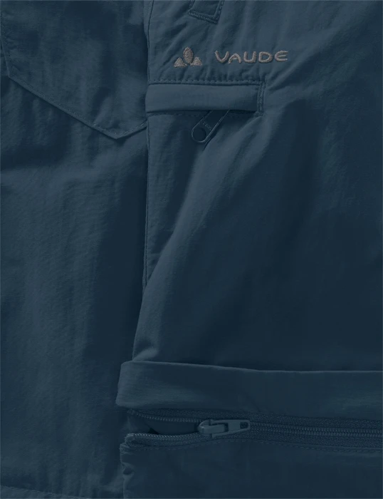 Vaude Detective Antimos ZO Zip-Off Hose lang dark sea uni (Junior)