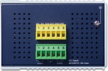 Planet IGS-5225 Industrial Railmount Gigabit Managed Switch, 8x RJ-45, 4x SFP, 240W PoE+
