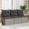 vidaXL Gartensofa/Gartenbox 3-Sitzer mit Kissen Vorschaubild