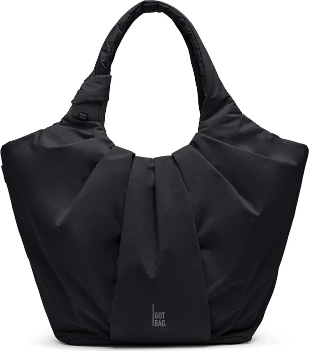 GOT BAG Pleat Tote Bag Shopper black monochrome