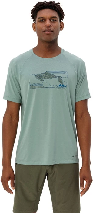 Vaude Gleann II Funktionsshirt kurzarm dusty fern (Herren)