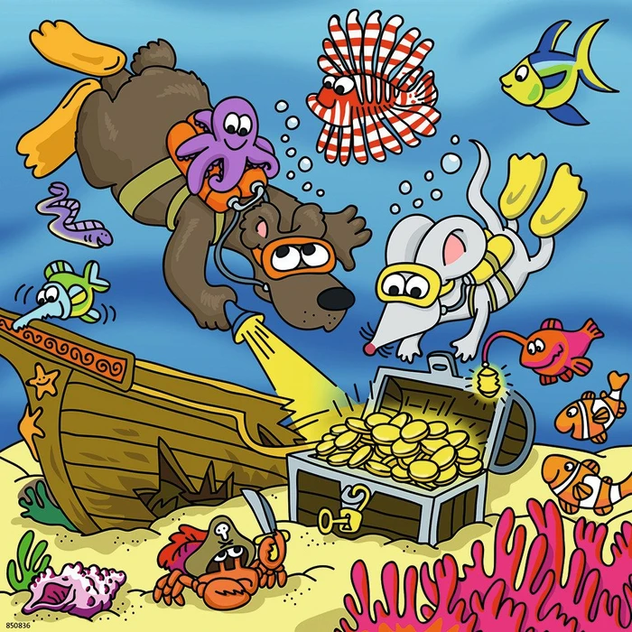Ravensburger Puzzle Mauseschlau und Bärenstark Abenteuer mit Mauseschlau und Bärenstark