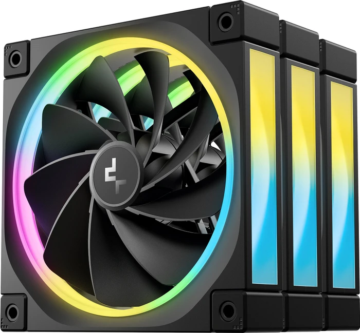 DeepCool FL12R, schwarz, 120mm, 3er-Pack