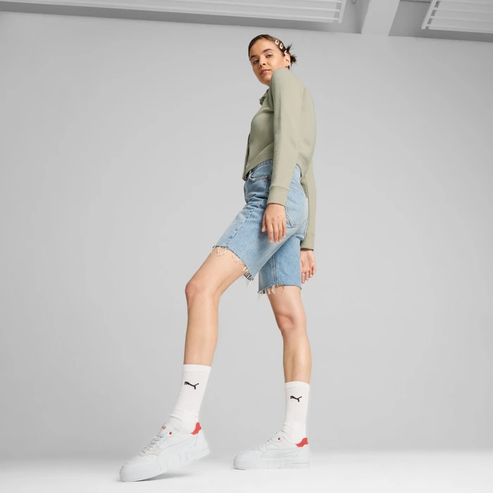 Puma Cali Court Match puma white/tart cherry (Damen)
