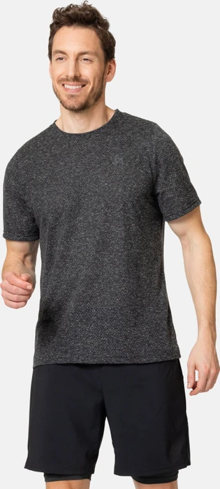 Odlo Active 365 Linencool Laufshirt kurzarm black melange (Herren)