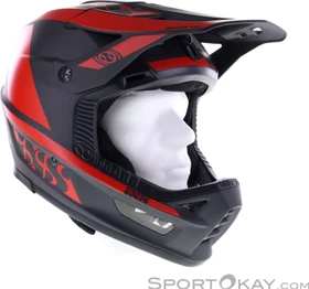 iXS Xult Darren Berrecloth Edition Fullface-Helm schwarz/rot