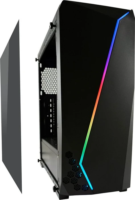 LC-Power Gaming 700B Hexagon, Glasfenster