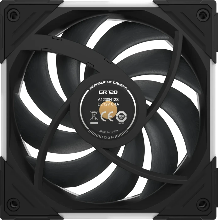ASUS ROG Eurux GR120 ARGB, Reverse, schwarz, Single Pack, 120mm