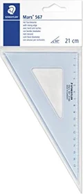 Staedtler Mars 567 Zeichendreieck 60° 18cm, blau/transparent