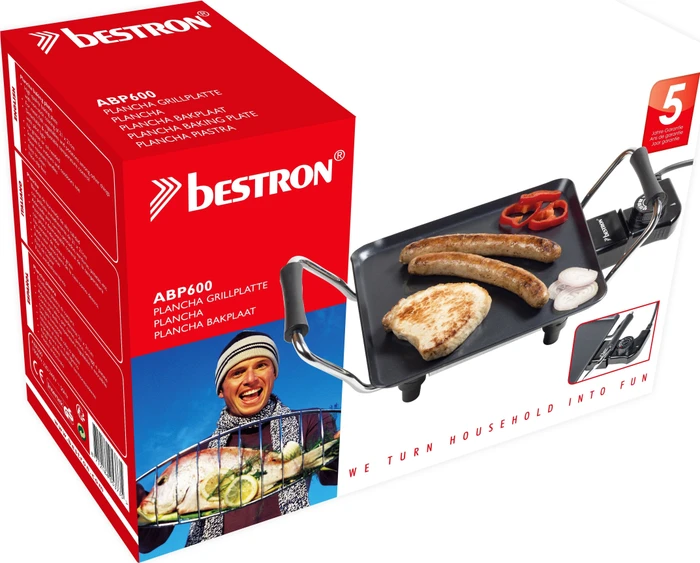 Bestron ABP 600 Plancha Grillplatte