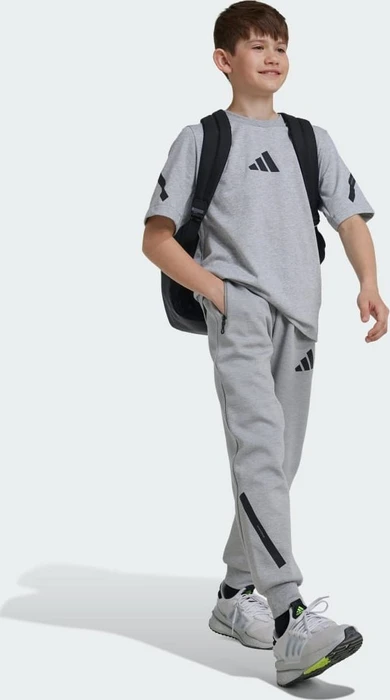 adidas Tapered-Leg Z.N.E. Trainingshose lang medium grey heather/black (Junior)