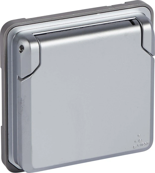 Legrand Soliroc Steckdose IP44, grau (077834)
