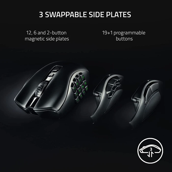 Razer Naga V2 Pro Wireless, USB/Bluetooth