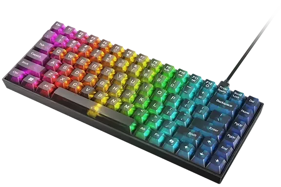 Lenovo Legion K510 Mini Pro Gaming Keyboard, LEDs RGB, hot-swap, Kailh BROWN, USB, US
