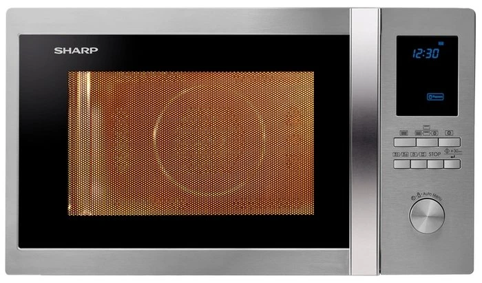 Sharp R982STWE Mikrowelle mit Grill/Heißluft/Halogengrill