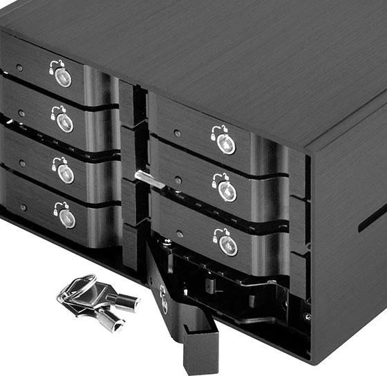 SilverStone Front Panel Storage FS208