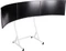 Thermaltake Triple Monitor Stand Snow für Racing Simulator Cockpit GR500, weiß Vorschaubild