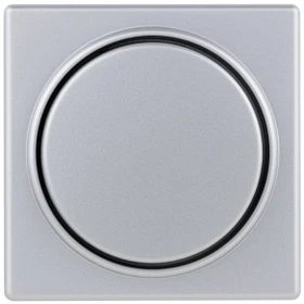 REV Ritter Quadro Abdeckung für Helligkeitsregler, silber