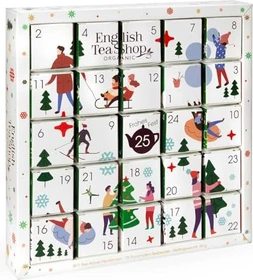English Tea Shop White Ornaments Puzzle Tee Adventskalender 2024