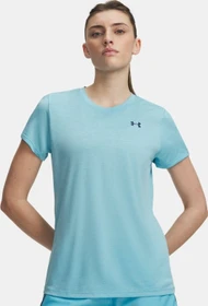 Under Armour Tech Twist Funktionsshirt kurzarm fresco blue/blackout navy (Damen)
