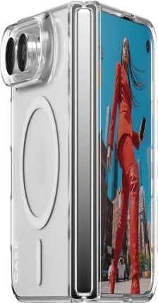PanzerGlass Care SL1M Case w. White MagSafe für Apple iPhone Duo transparent