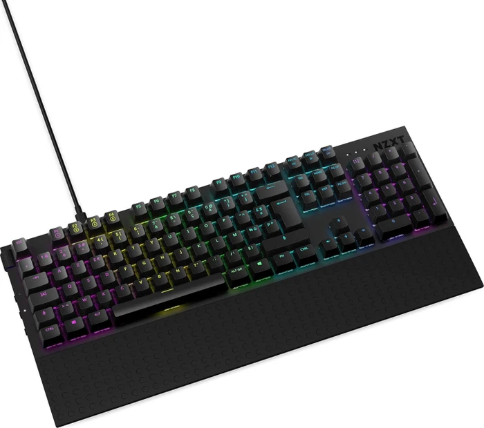 NZXT Function, matt schwarz, LEDs RGB, hot-swap, Gateron RED, USB, FR