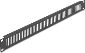 DeLOCK 19" Blindpanel, Lüftungsschlitze vertikal, schwarz, 1HE