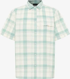 Jack Wolfskin Great Plains Hemd kurzarm check/soft jade (Herren)