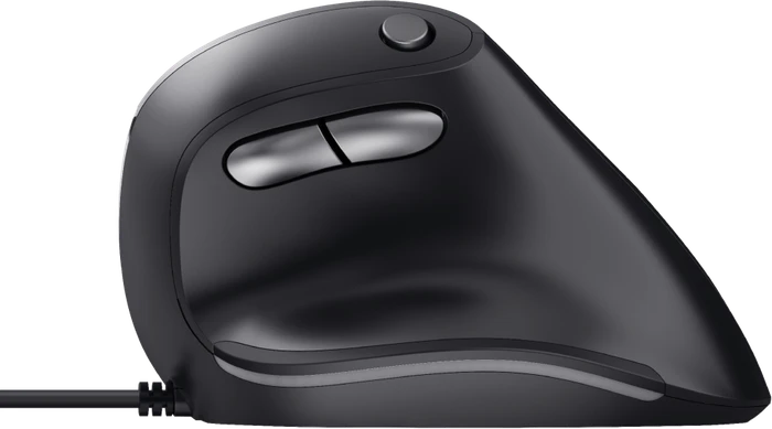 Trust Bayo Vertical Ergonomic Mouse schwarz/grau, ECO zertifiziert, USB