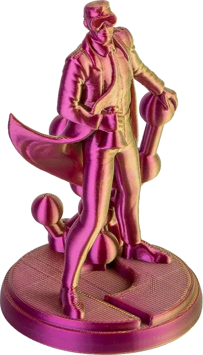 Polymaker Panchroma Dual Silk PLA, Aubergine (Lime-Magenta), Spule, 1.75mm, 1.00kg