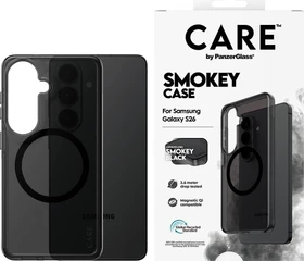 PanzerGlass Care Urban Explorer Case Smokey w. Black Qi für Samsung Galaxy S26