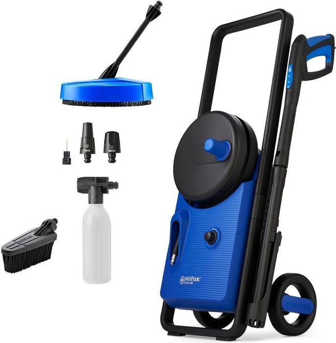 Nilfisk Core 140 In-Hand PowerControl Elektro-Hochdruckreiniger inkl. Terrassenreiniger Patio