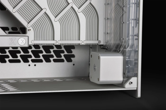 EK Water Blocks EK-Quantum Torsion A60 Silver Limited Edition, silber, Glasfenster