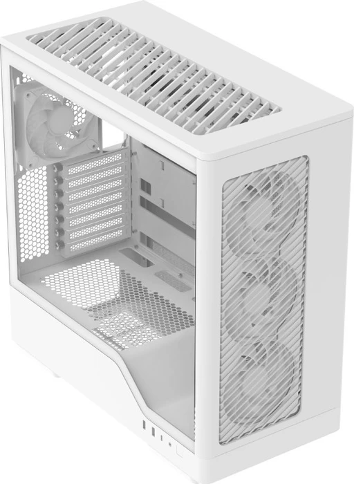 AeroCool D520A White, Glasfenster