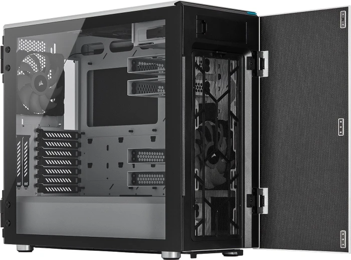Corsair Carbide Series 678C, weiß, Glasfenster, schallgedämmt
