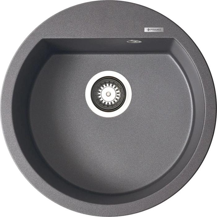 Pyramis Alazia 1B 51 Einbau Becken mittig iron grey