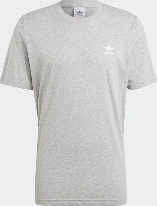 adidas Trefoil Essentials T-Shirt kurzarm medium grey heather (Herren)