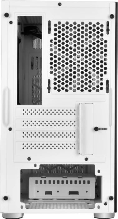 SilverStone Fara H1M, weiß, Glasfenster
