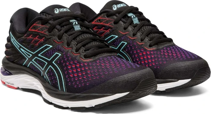 Asics Gel-Cumulus 21 black/laser pink (Damen)