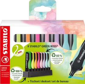 STABILO Green Boss sortiert, 8er-Set