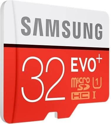 Samsung EVO+ R80/W20 32GB, UHS-I, Class 10