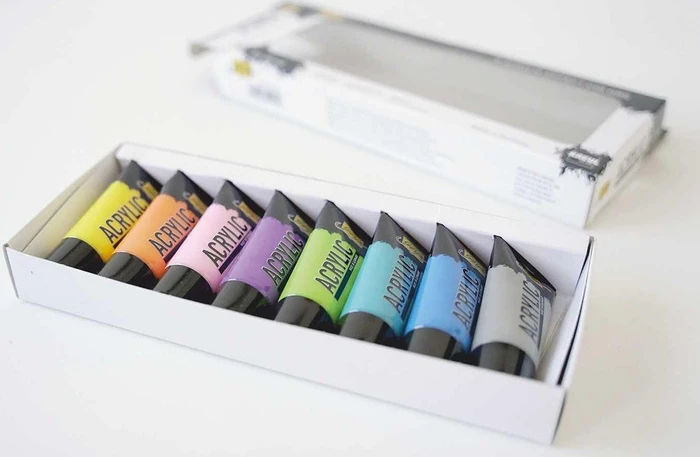 Kreul Solo Goya Acrylfarbe Mixed Colors, 8 Farben, 20ml, 8er-Set